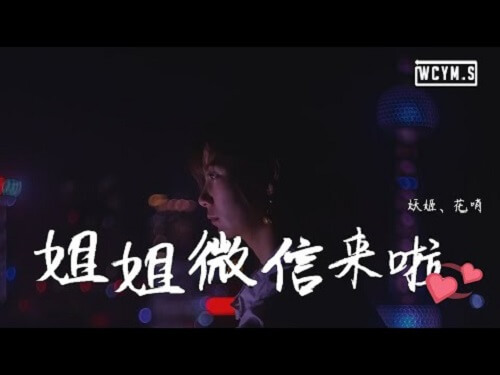 Jie Jie Wei Xin Lai Le 姐姐微信来了sister Wechat Is Here Lyrics 歌詞with Pinyin By Yao Ji 妖姬hua Shao 花哨 Chinese Song